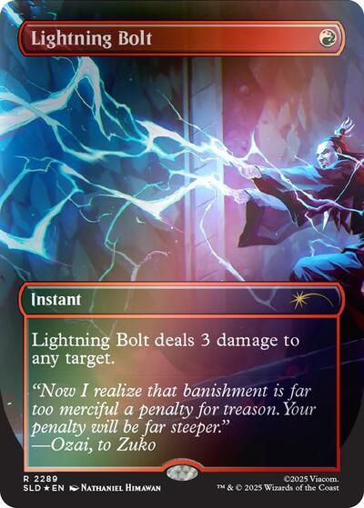 Lightning Bolt (2289) (Rainbow Foil) (Secret Lair) Near Mint Foil