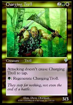 Charging Troll (Invasion) Medium Play