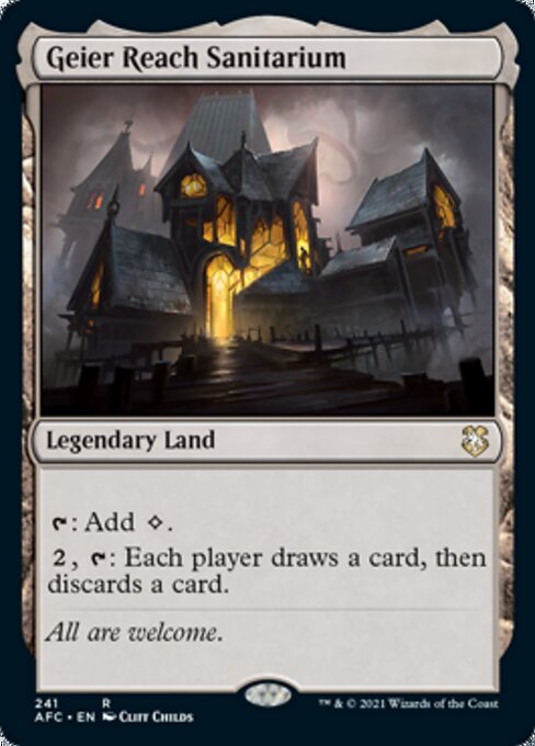 Geier Reach Sanitarium (Commander 2021 Forgotten Realms) Medium Play