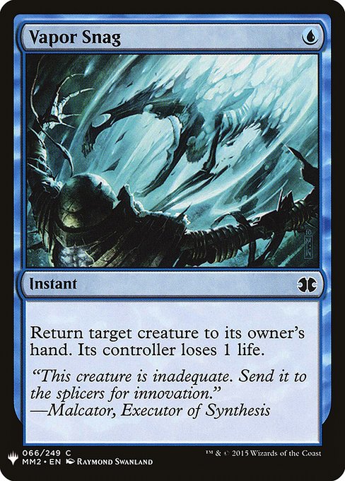 Vapor Snag (Mystery Booster) Light Play