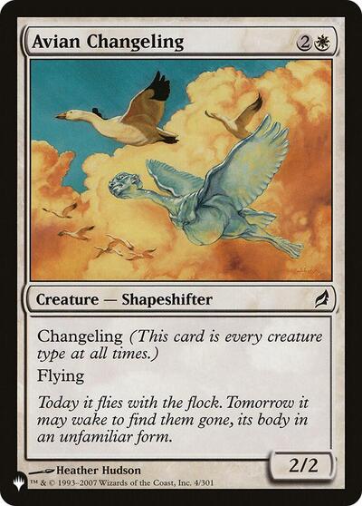 Avian Changeling (The List) Light Play