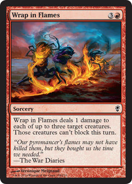 Wrap in Flames (Conspiracy) Light Play Foil