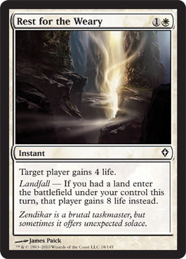 Rest for the Weary (Worldwake) Damaged / Poor Foil