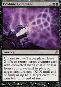 Profane Command (Lorwyn) Light Play Foil