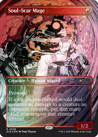 Soul-Scar Mage (2039) (Rainbow Foil) (Secret Lair) Light Play Foil