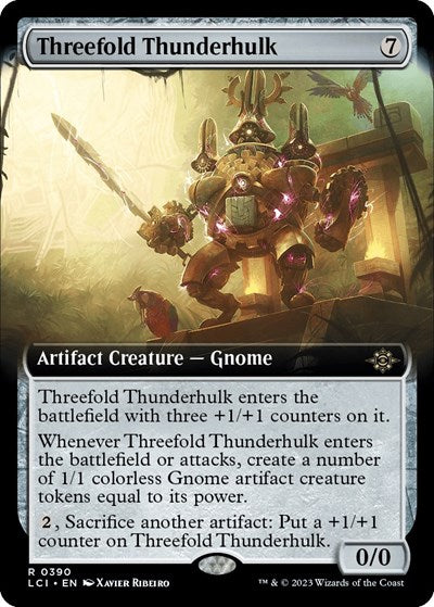 Threefold Thunderhulk Extended Art|2|0|0.00