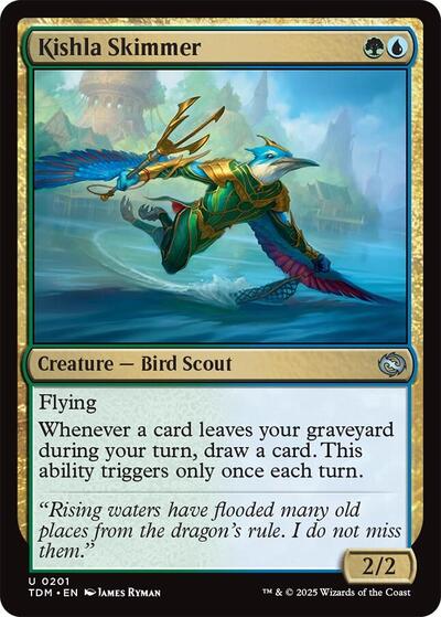 Kishla Skimmer (Tarkir: Dragonstorm) Light Play