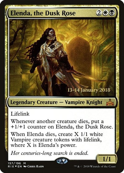 Elenda, the Dusk Rose (Promos: Prerelease Cards) Near Mint Foil