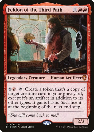 Feldon of the Third Path (Commander Anthology Volume II) Medium Play Foil