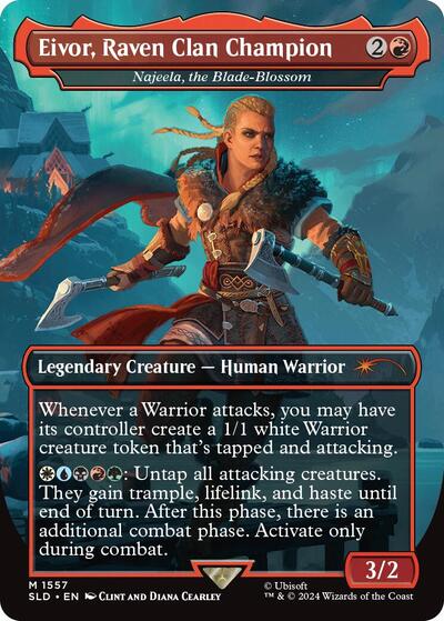 Eivor, Raven Clan Champion - Najeela, the Blade-Blossom (Secret Lair) Near Mint