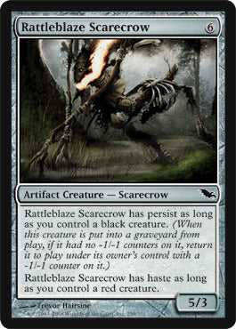 Rattleblaze Scarecrow (Shadowmoor) Heavy Play Foil