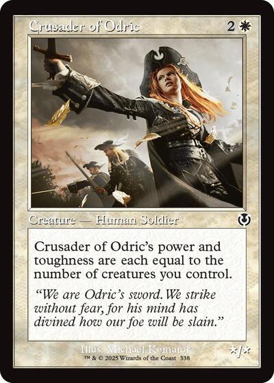 Crusader of Odric (Retro Frame) (Innistrad Remastered) Light Play