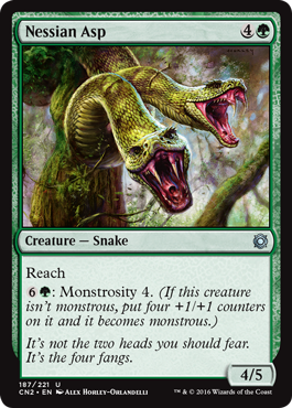 Nessian Asp (Conspiracy: Take the Crown) Near Mint Foil