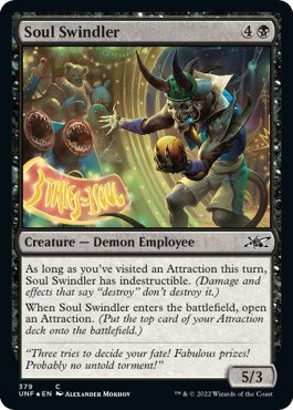 Soul Swindler (Galaxy Foil) (Unfinity) Near Mint Foil