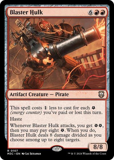 Blaster Hulk (Commander: Modern Horizons 3) Light Play