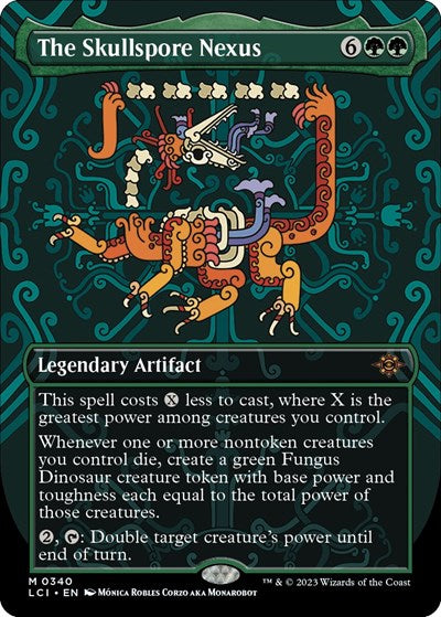 The Skullspore Nexus (Borderless) (The Lost Caverns of Ixalan) Light Play