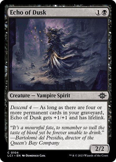 Echo of Dusk (The Lost Caverns of Ixalan) Medium Play