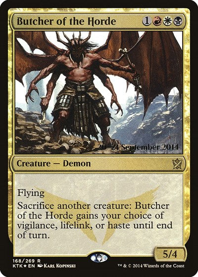 Butcher of the Horde (Promos: Prerelease Cards) Light Play Foil
