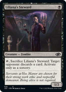 Liliana's Steward (Jumpstart 2022) Light Play
