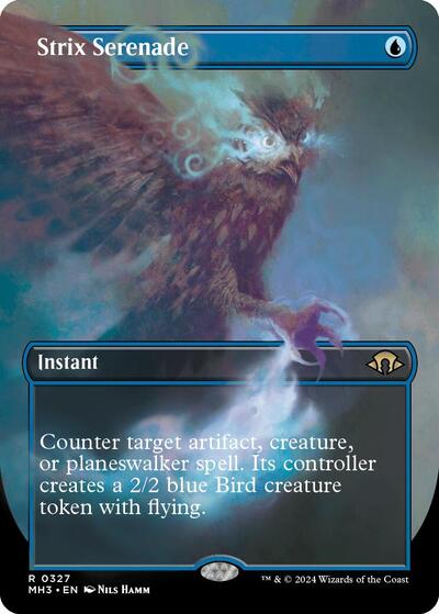 Strix Serenade (Borderless) (Modern Horizons 3) Light Play