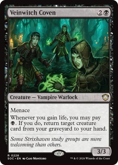 Veinwitch Coven (Commander: Secrets of Strixhaven) Near Mint