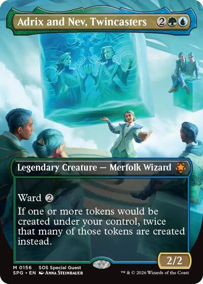 Adrix and Nev, Twincasters (Borderless) (Special Guests) Light Play Foil