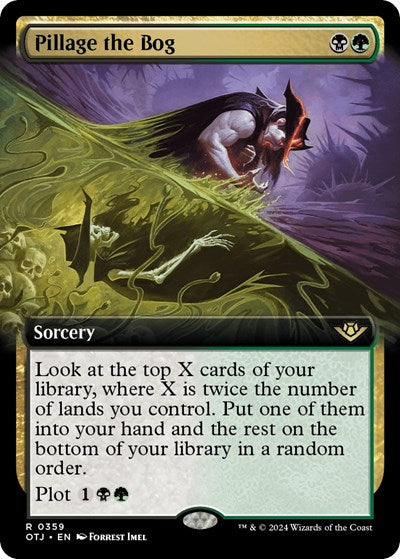 Pillage the Bog (Extended Art) (Outlaws of Thunder Junction) Near Mint Foil