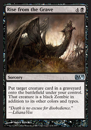 Rise from the Grave (Magic 2011 Core Set) Light Play