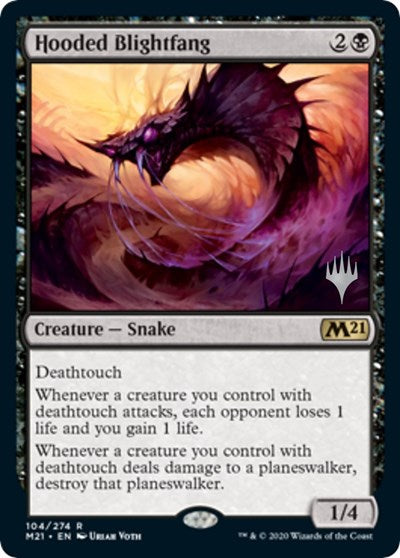 Hooded Blightfang (Promo Pack: Core Set 2021) Light Play Foil