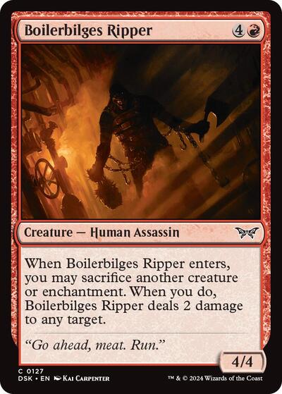 Boilerbilges Ripper (Duskmourn: House of Horror) Near Mint