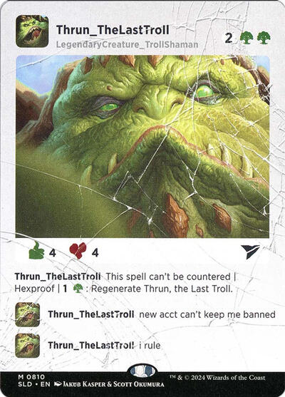 Thrun, the Last Troll (Secret Lair) Near Mint
