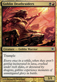 Goblin Deathraiders (Shards of Alara) Light Play Foil