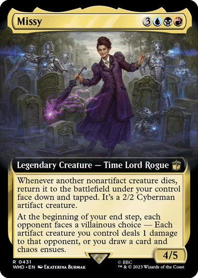 Missy (Extended Art) (Universes Beyond: Doctor Who) Near Mint