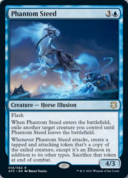 Phantom Steed (Commander 2021 Forgotten Realms) Light Play