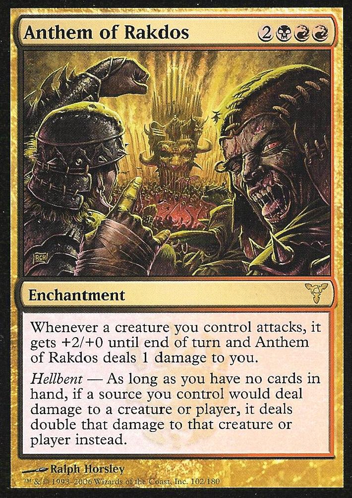 Anthem of Rakdos (Dissension) Medium Play
