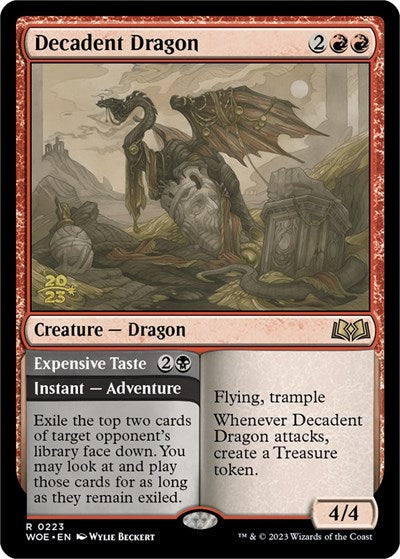 Decadent Dragon (Promos: Prerelease Cards) Near Mint Foil