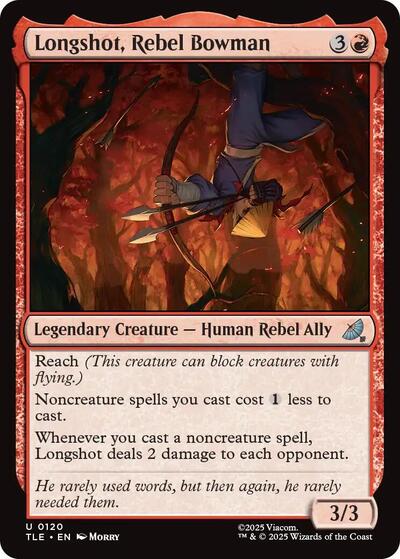 Longshot, Rebel Bowman (Avatar: The Last Airbender: Eternal-Legal) Near Mint Foil