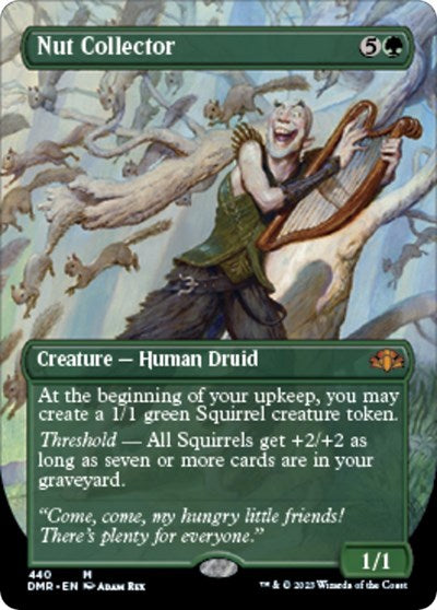 Nut Collector (Borderless) (Dominaria Remastered) Light Play Foil