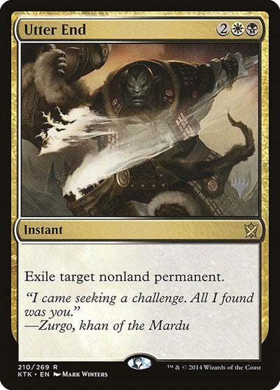 Utter End (Promo Pack: Ikoria) Medium Play Foil