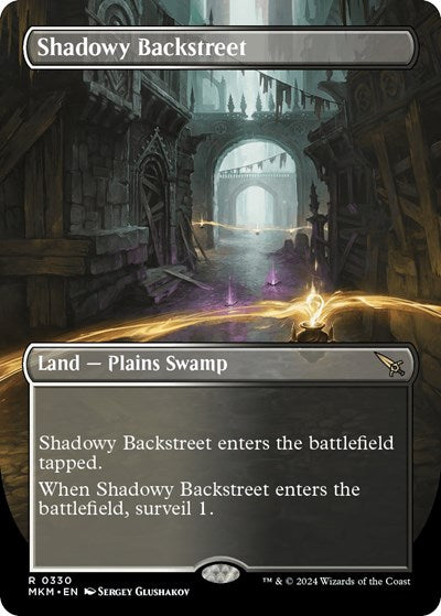 Shadowy Backstreet (Borderless) (Murders at Karlov Manor) Medium Play