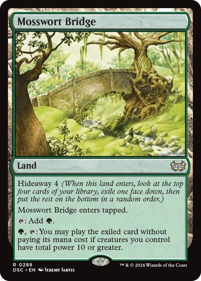 Mosswort Bridge (Commander: Duskmourn: House of Horror) Near Mint