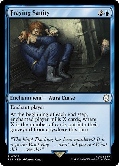Fraying Sanity (Surge Foil) (Universes Beyond: Fallout) Light Play Foil