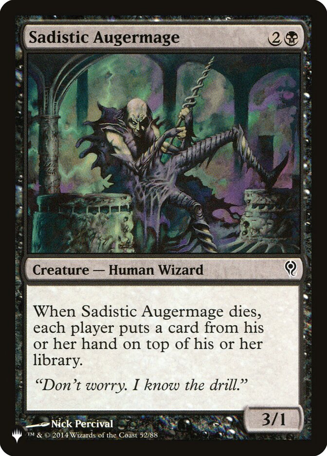Sadistic Augermage (The List) Near Mint