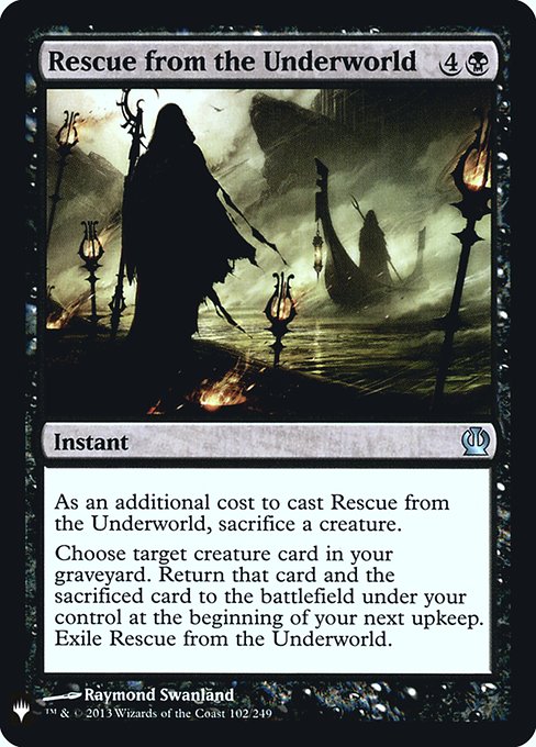 Rescue from the Underworld (Mystery Booster Retail Edition Foils) Light Play Foil