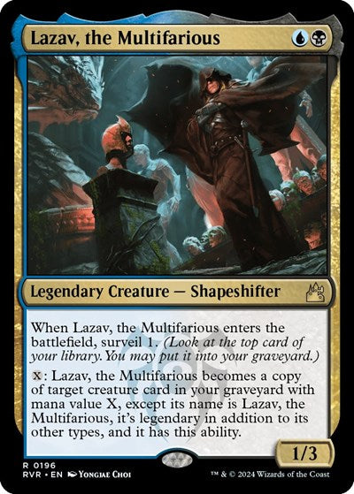 Lazav, the Multifarious (Ravnica Remastered) Light Play Foil