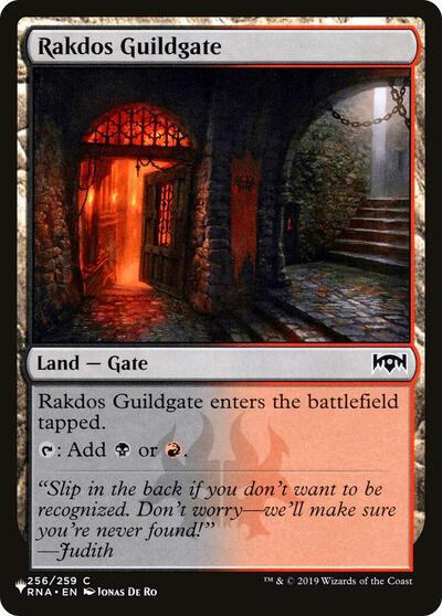 Rakdos Guildgate (The List) Near Mint