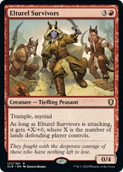 Elturel Survivors (Commander Legends: Battle for Baldur's Gate) Light Play Foil