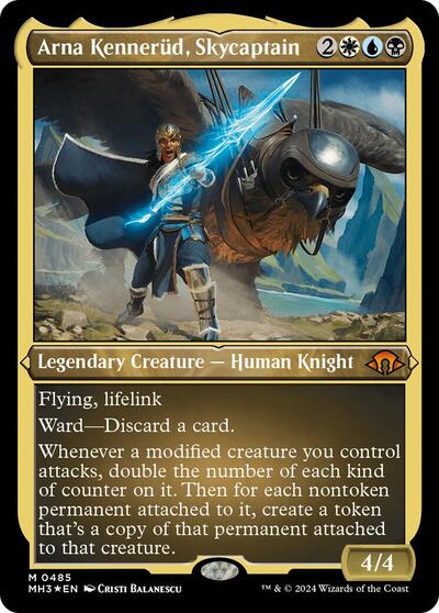 Arna Kennerud, Skycaptain (Foil Etched) (Modern Horizons 3) Near Mint Foil