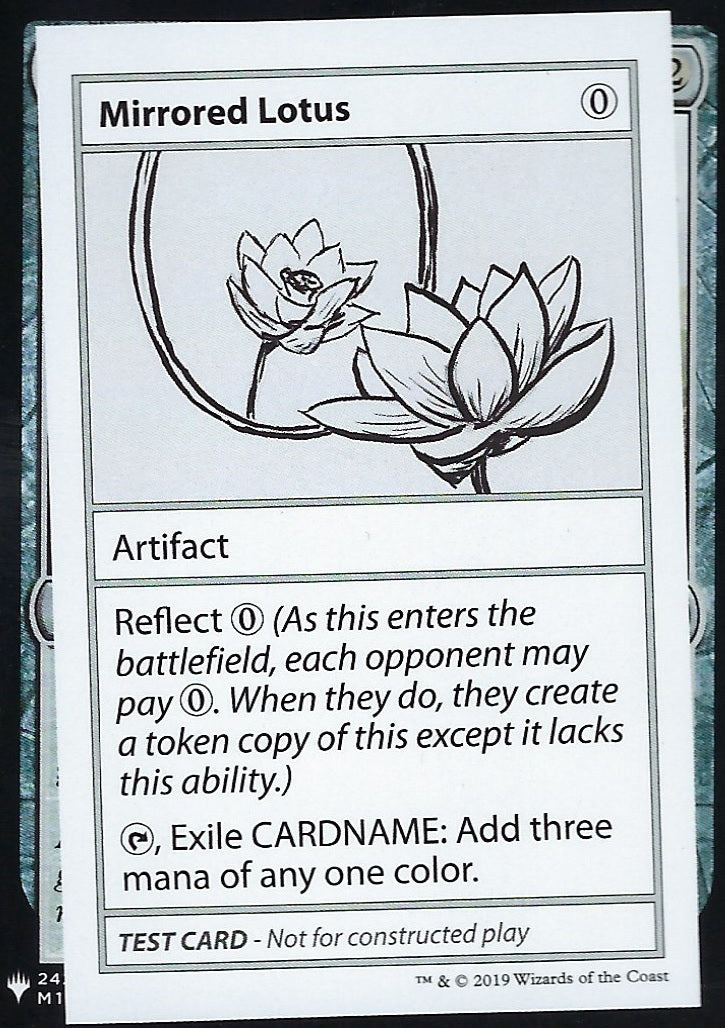 Mirrored Lotus (Mystery Booster Test Print) Near Mint