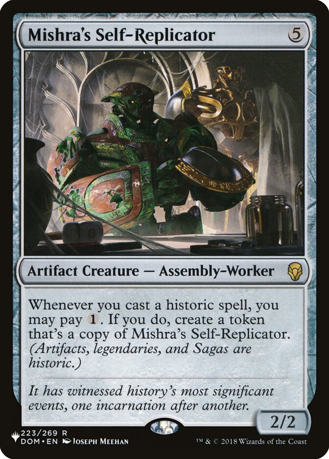 Mishra's Self-Replicator (The List) Near Mint